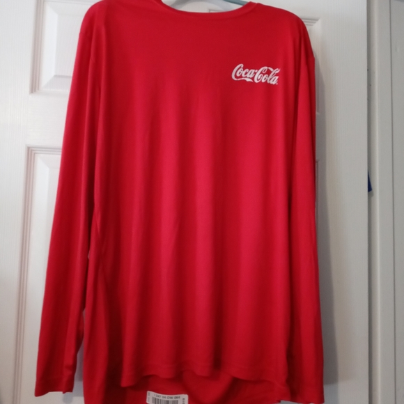 👔🎸 COCA COLA RED LONG-SLEEVE TEE - Picture 4 of 5